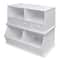Badger Basket 2 Bin Stackable Storage Cubby